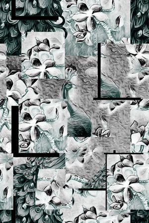 几何印花华亿平台图片