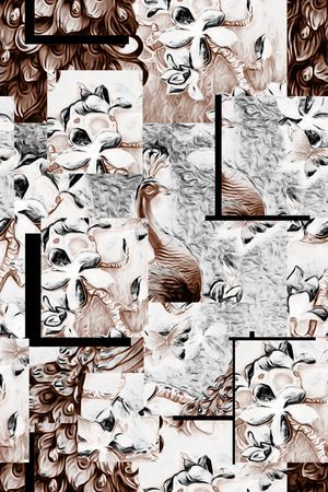 几何印花华亿平台图片