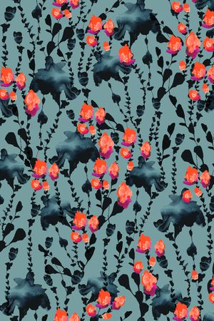 水彩印花华亿平台图片