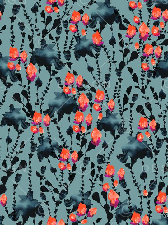 水彩印花华亿平台图片