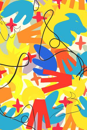 几何印花华亿平台图片