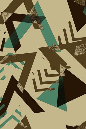 几何印花华亿平台图片