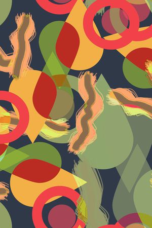 几何印花华亿平台图片