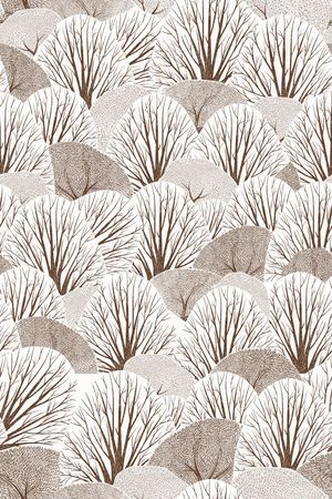 树枝印花华亿平台图片