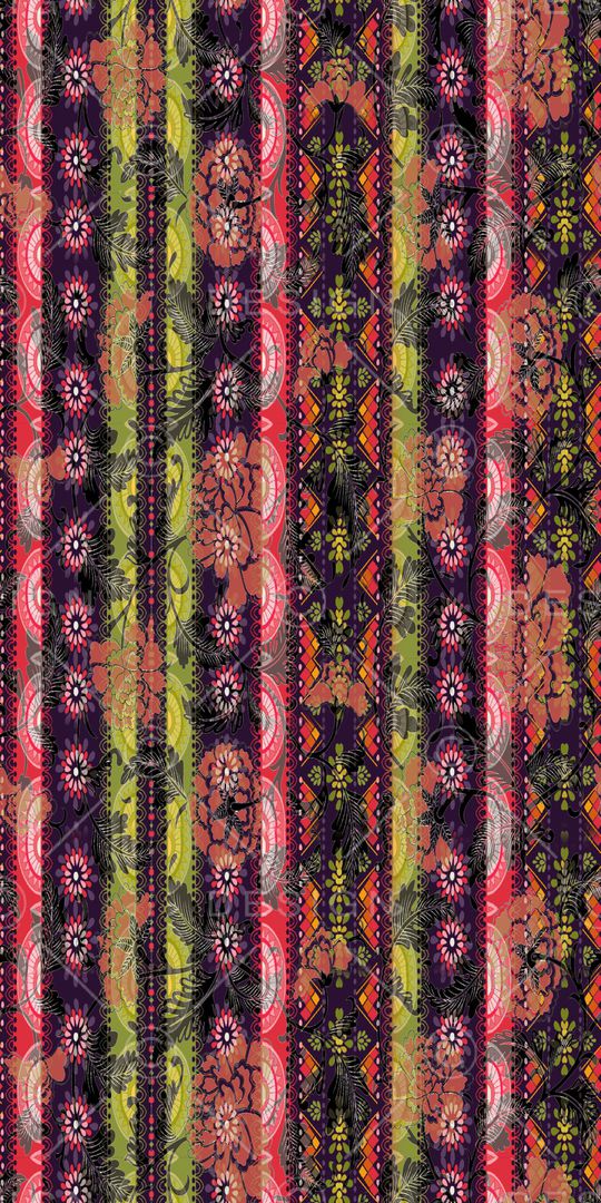 条纹印花华亿平台图片