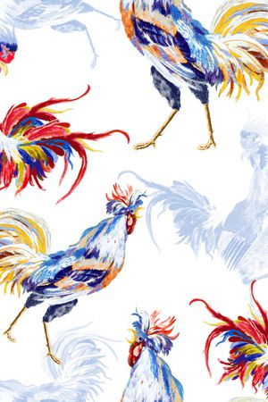 动物花卉印花华亿平台图片