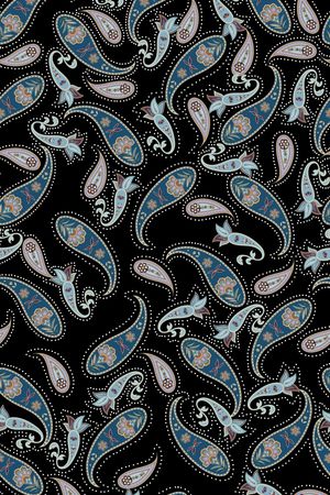 佩斯利印花华亿平台图片