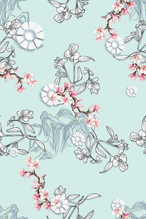 数码华亿平台印花华亿平台图片