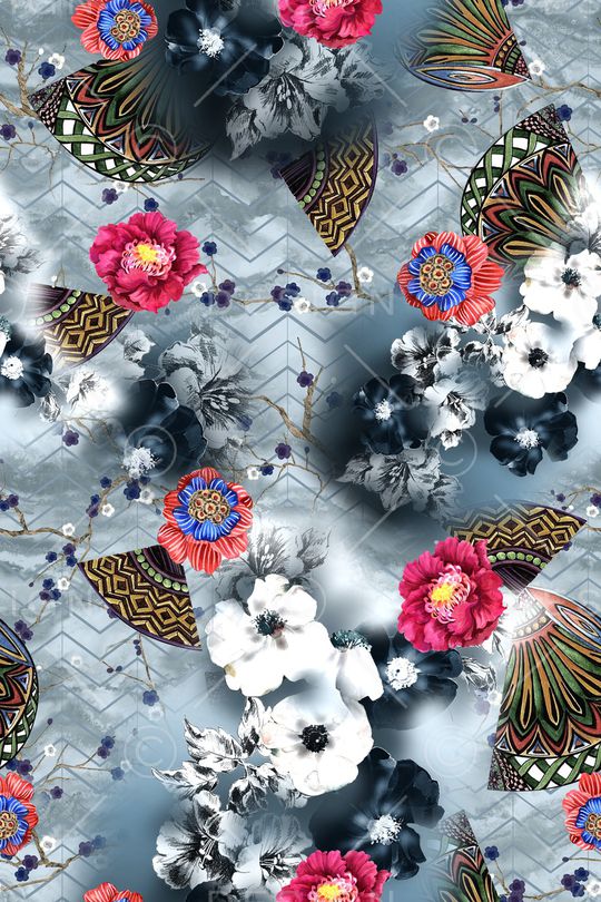 简约印花华亿平台图片