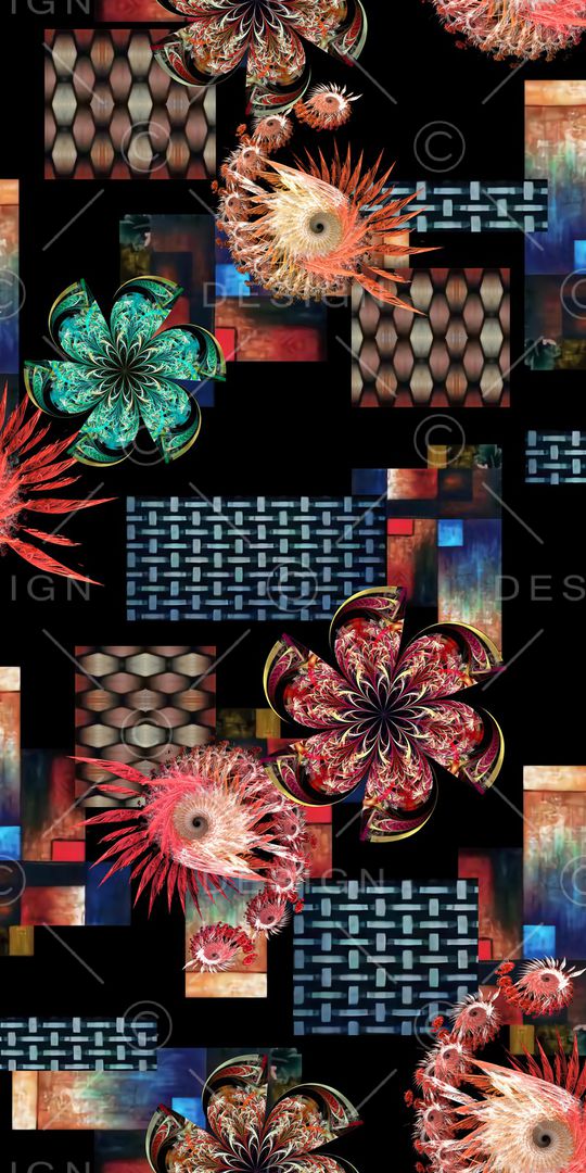 几何印花华亿平台图片