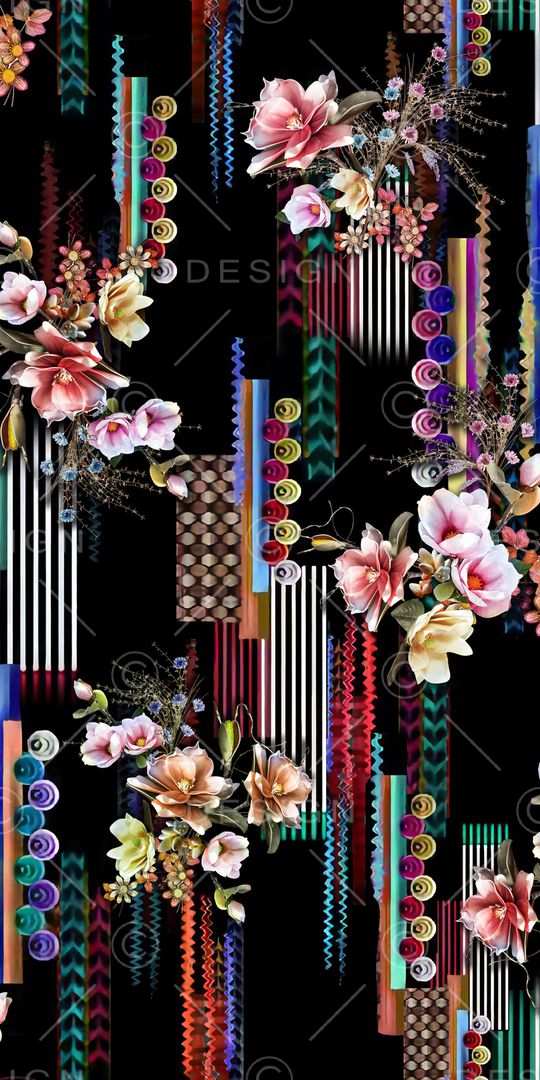 几何印花华亿平台图片