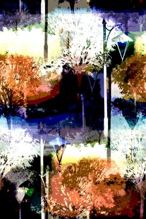 抽象印花华亿平台图片