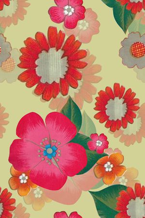 鲜花印花华亿平台图片