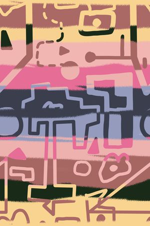 几何印花华亿平台图片