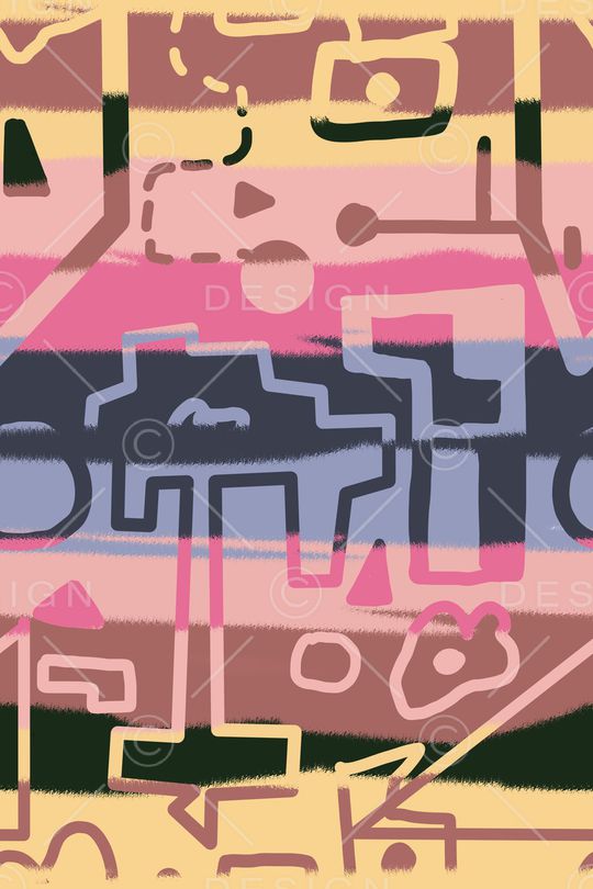 几何印花华亿平台图片