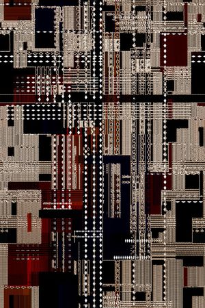 几何印花华亿平台图片