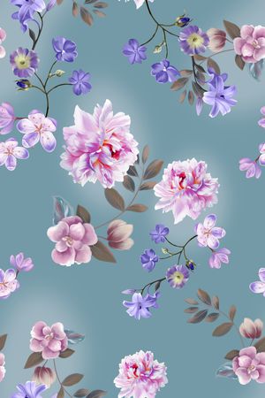 绿植树叶印花华亿平台图片