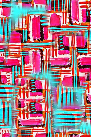 几何印花华亿平台图片