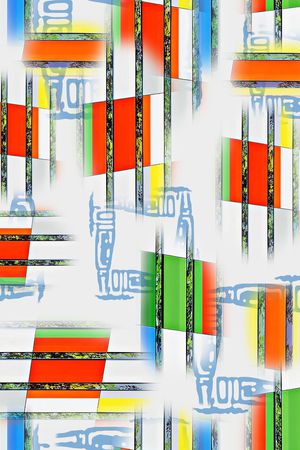 几何印花华亿平台图片