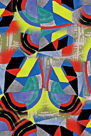 几何印花华亿平台图片