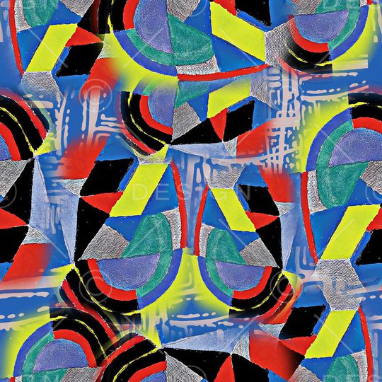 几何印花华亿平台图片