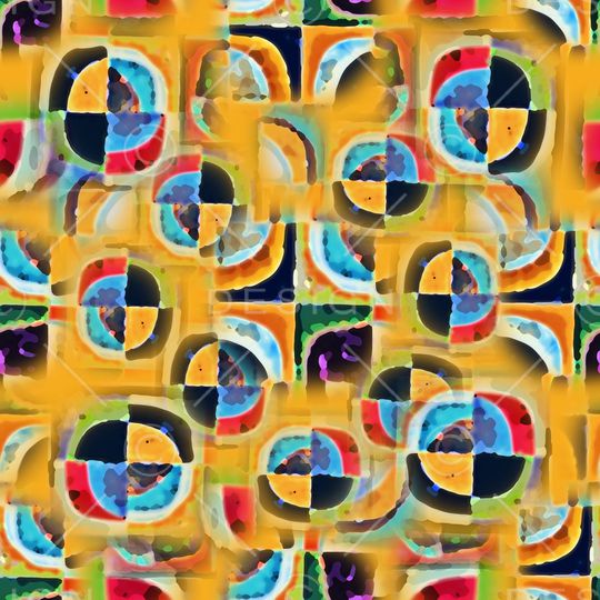 抽象印花华亿平台图片