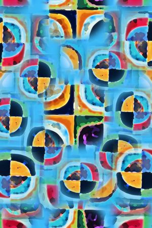 抽象印花华亿平台图片