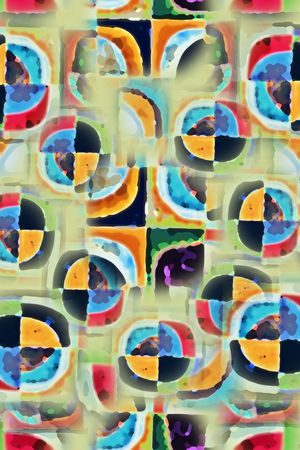 抽象印花华亿平台图片