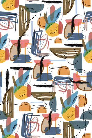 线条印花华亿平台图片