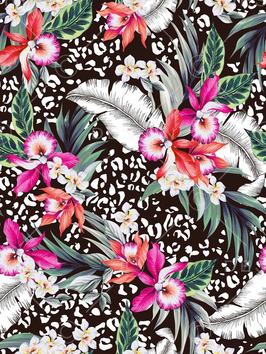 鸢尾花印花华亿平台图片