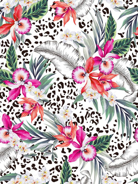 鸢尾花印花华亿平台图片