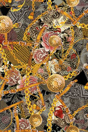 时尚印花华亿平台图片