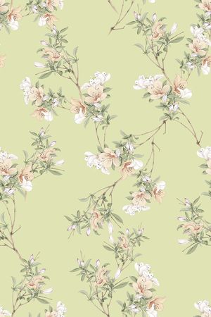 绿植树叶印花华亿平台图片