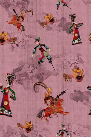 简约印花华亿平台图片