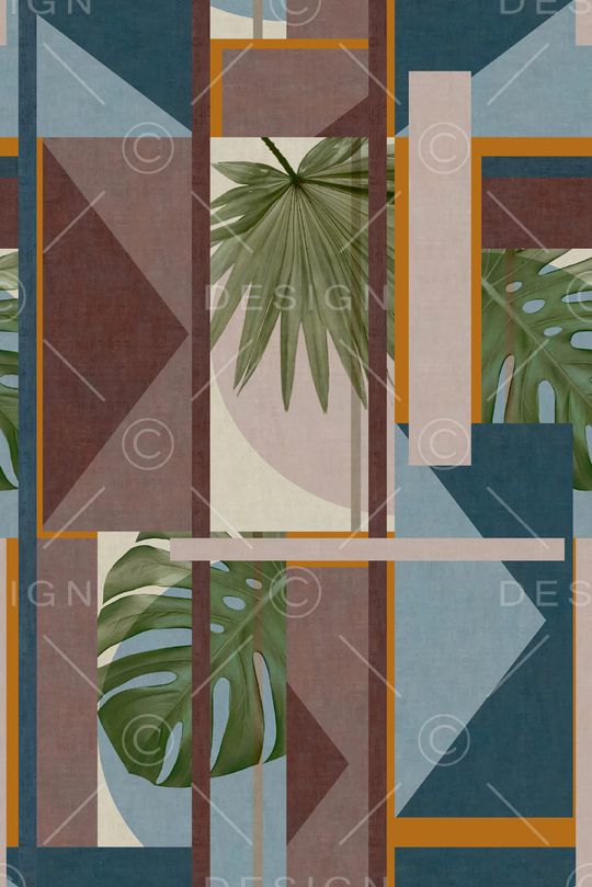 几何印花华亿平台图片