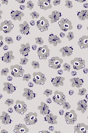 小碎花印花华亿平台图片