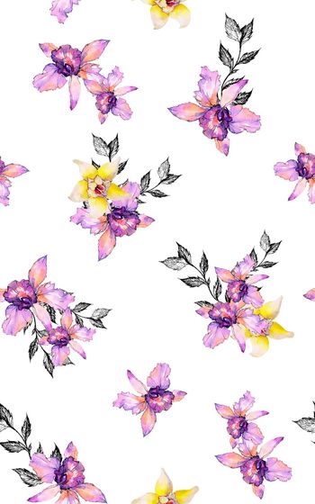 绿植树叶印花华亿平台图片