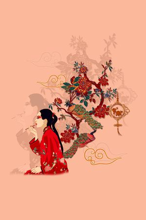 女装定位花印花华亿平台图片