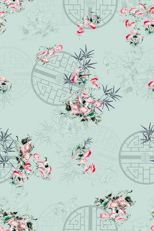 民族风印花华亿平台图片