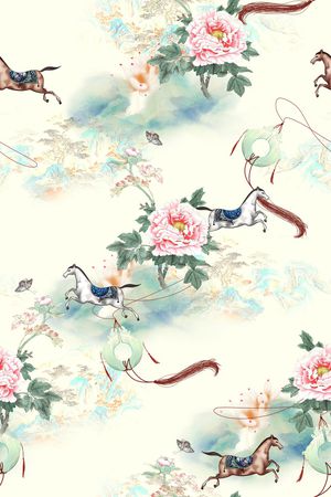 民族风印花华亿平台图片