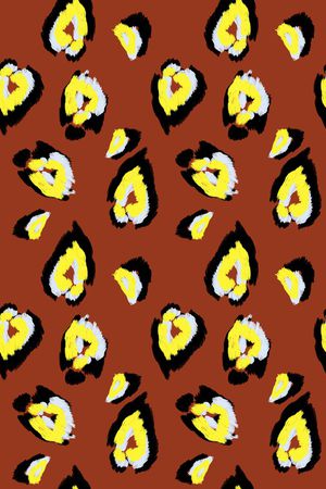 豹纹印花华亿平台图片