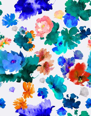 水彩印花华亿平台图片