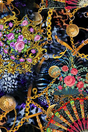 时尚印花华亿平台图片