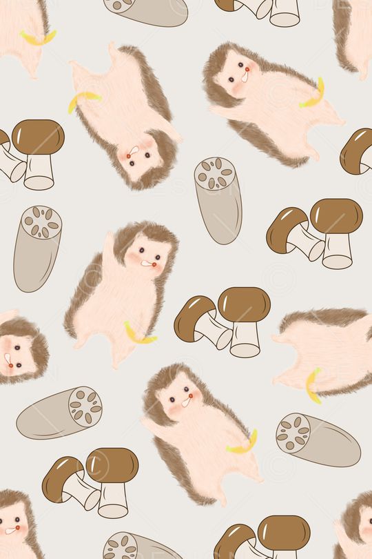 蘑菇印花华亿平台图片