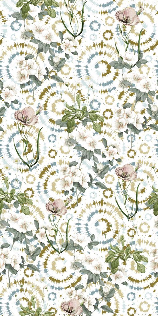 绿植树叶印花华亿平台图片