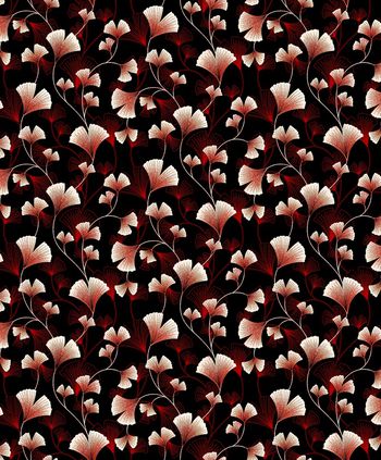 绿植树叶印花华亿平台图片