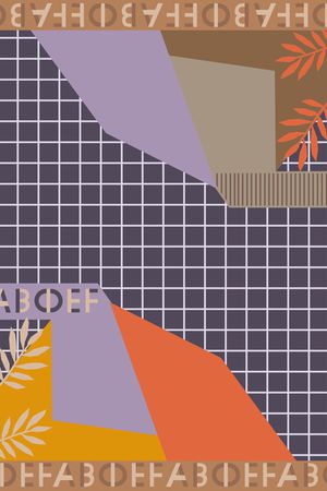 几何印花华亿平台图片