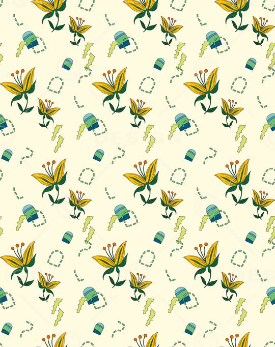 连衣裙印花华亿平台图片