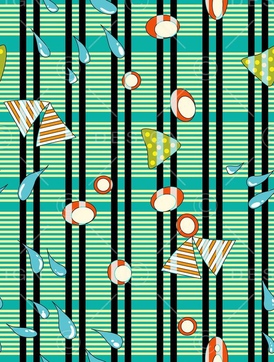 连衣裙印花华亿平台图片