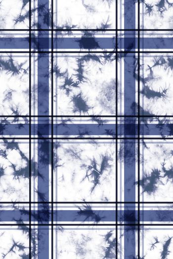 蓝色印花华亿平台图片